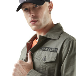 Veste millitaire en twill Army