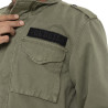 Veste militaire homme en coton avec patch Field Veste militaire homme en coton avec patch Field