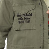 Veste militaire homme en coton avec patch Field Veste militaire homme en coton avec patch Field