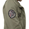 Veste militaire homme en coton avec patch Field Veste militaire homme en coton avec patch Field