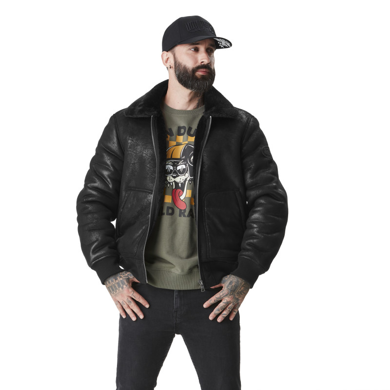 Blouson homme avec doublure en fourrure Furry Blouson homme avec doublure en fourrure Furry