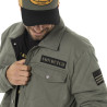 Veste militaire homme en coton avec surpiqûres et patchs Harper Veste militaire homme en coton avec surpiqûres et patchs Harper
