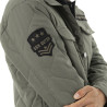 Veste militaire homme en coton avec surpiqûres et patchs Harper Veste militaire homme en coton avec surpiqûres et patchs Harper