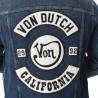 Veste homme denim avec patch dans le dos Heritage Veste homme denim avec patch dans le dos Heritage