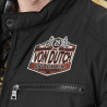Veste homme motard avec badges Rallye Veste homme motard avec badges Rallye