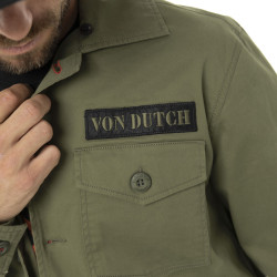 Veste militaire homme en molton et capuche détachable Revolt