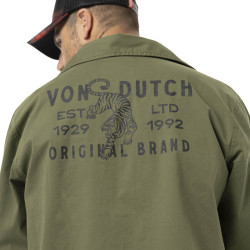 Veste militaire homme en molton et capuche détachable Revolt