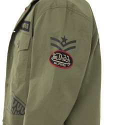 Veste militaire homme en molton et capuche détachable Revolt