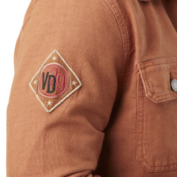 Veste homme avec broderie en coton Santi