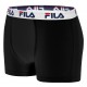 Lot de 6 Boxers Coton homme Fila 5040 Noir et Gris