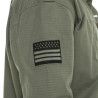 Veste militaire homme avec patchs en serge de coton Still