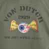 Veste militaire homme avec patchs en serge de coton Still