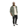 Veste militaire homme avec patchs en serge de coton Still
