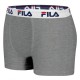 Lot de 6 Boxers Coton homme Fila 5040 Noir et Gris