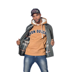Veste en toile homme print dos Warm