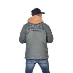 Veste en toile homme print dos Warm