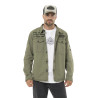 Sur Chemise homme en sergé de coton avec Patchs Cain Sur Chemise homme en sergé de coton avec Patchs Cain