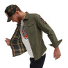 Surechemise  en doublure corps et manches avec badges brodés Dan Surechemise  en doublure corps et manches avec badges brodés Dan