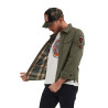 Surechemise  en doublure corps et manches avec badges brodés Dan Surechemise  en doublure corps et manches avec badges brodés Dan