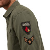 Surechemise  en doublure corps et manches avec badges brodés Dan Surechemise  en doublure corps et manches avec badges brodés Dan