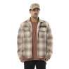 Sur Chemise homme en flanelle à carreaux doublée sherpa Heaven Sur Chemise homme en flanelle à carreaux doublée sherpa Heaven