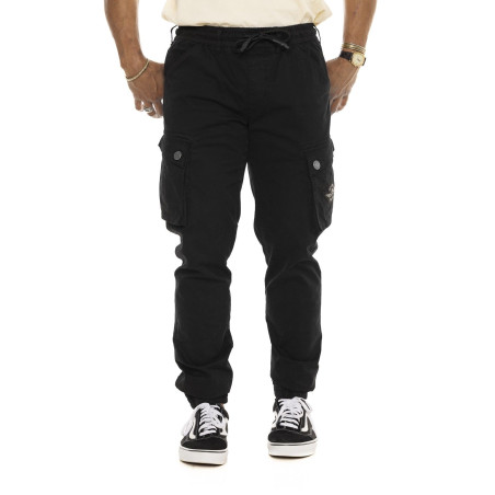 Pantalon cargo homme avec patch sur poche Battle