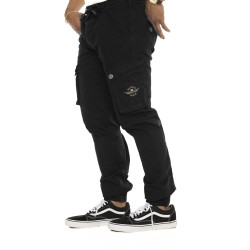 Pantalon cargo homme avec patch sur poche Battle