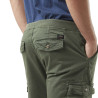 Pantalon cargo homme poches laterales avec écusson brodé en coton Ico Pantalon cargo homme poches laterales avec écusson brodé en coton Ico