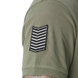 Polo homme avec logo et badges en coton Club