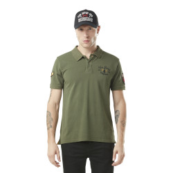 Polo homme pique militaire Mick en coton