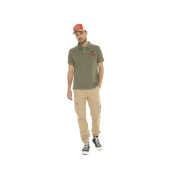 Polo homme manches courtes avec patchs Ralph