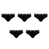 Lot de 5 slips homme coton