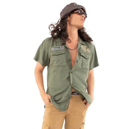 Chemise homme manches courtes Smile