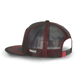 Casquette snapback  visière plate avec filet Goldorak