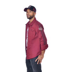 Chemise badge brodé Rob