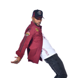 Chemise badge brodé Rob