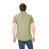 Chemise manches courtes homme Preston Vert Kaki