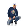 Sweat col rond homme et print Bobby
