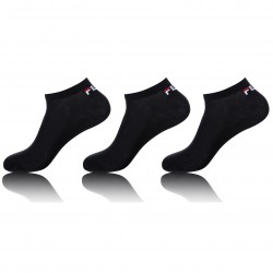 Lot de 3 paires de chaussettes tiges courtes femme FILA Noires