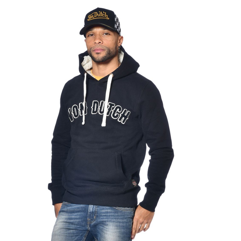 Sweat à capuche doublure sherpa homme Must