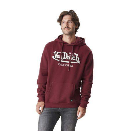 Sweat à capuche homme molletonné avec logo bouclette Bart