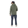 Sweat homme à capuche en molleton avec print devant Sweat homme à capuche en molleton avec print devant