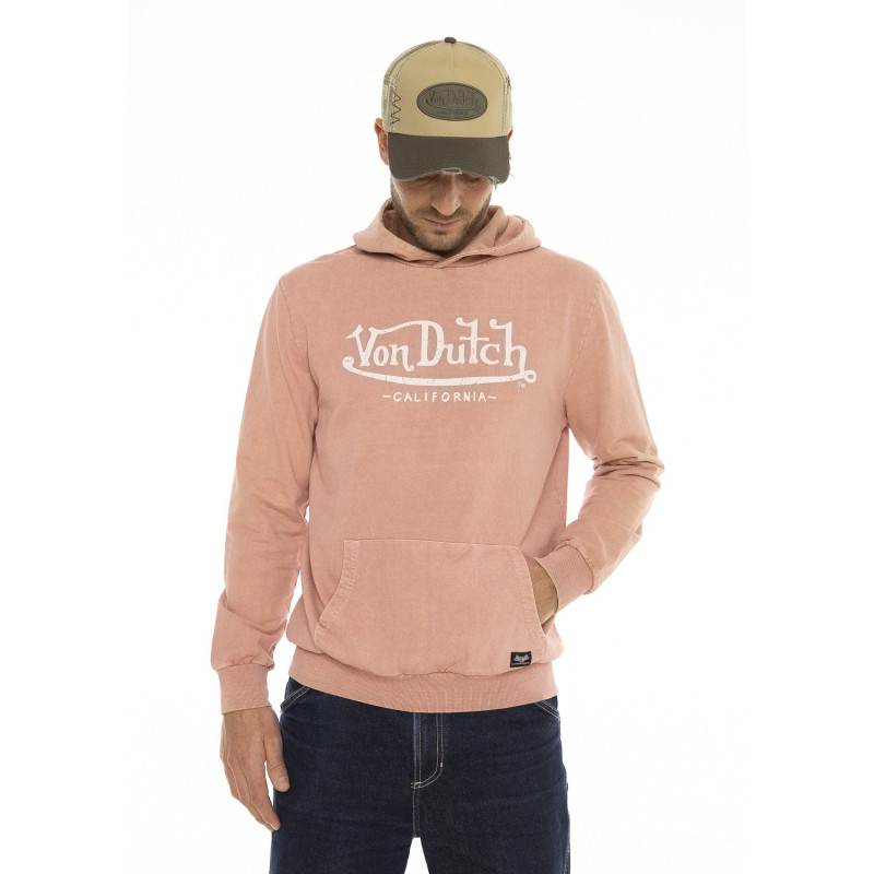 Sweat à capuche homme terry en acid wash Youth