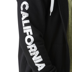 Sweat homme zippé à capuche California