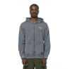 Sweat zippé à capuche homme terry en acid wash Cruz