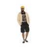 Sweat zippé à capuche homme terry en acid wash Cruz