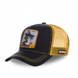 Casquette Capslab DBZ Goku noir et jaune