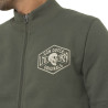 Sweat homme col montant en molleton avec print devant & dos Sweat homme col montant en molleton avec print devant & dos