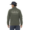 Sweat homme col montant en molleton avec print devant & dos Sweat homme col montant en molleton avec print devant & dos