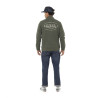 Sweat homme col montant en molleton avec print devant & dos Sweat homme col montant en molleton avec print devant & dos
